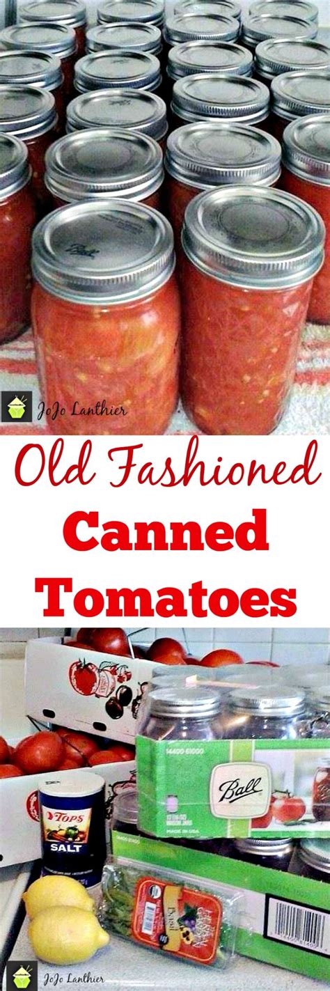 Canning Methods and Supplies - Old Fashioned Recipes