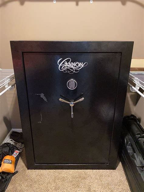 Cannon 91 gun safe. The safe also offers a 75 minute fire rating, and an unknown steel gauge. However if I were to guess it probably is in the 12-14 gauge range. 6. Mesa Safes 16.5 Cubic Feet – And More. Mesa is another one of those brands, like Tracker Safes, that is currently under the radar a little bit more than they deserve. 