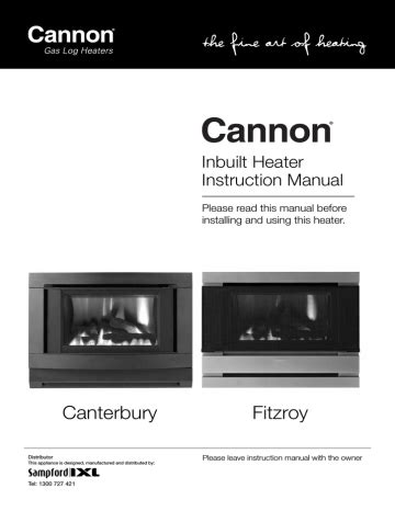 Cannon fitzroy gas log fire manual. - Physical geography lab manual answer key.