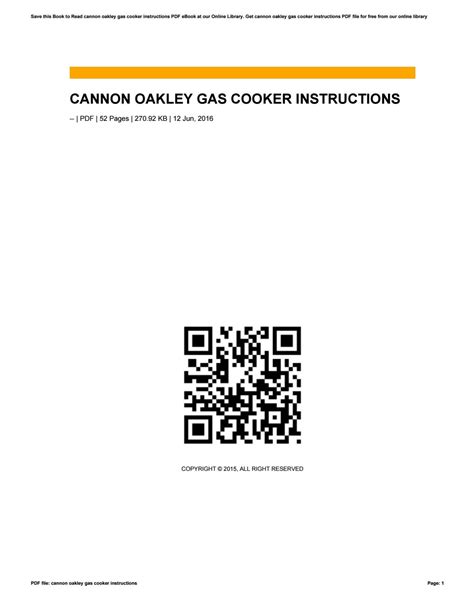 Cannon oakley gas cooker user manual. - Reparaturanleitung für 2015 kawasaki 900 sts.