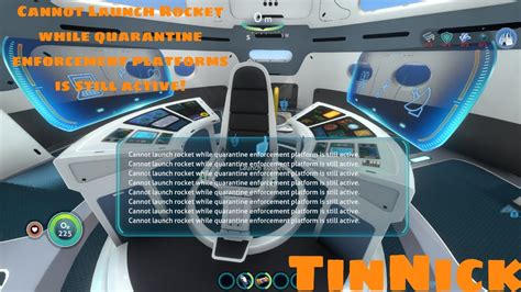 Cannot Launch Rocket while quarantine enforcement platforms is still