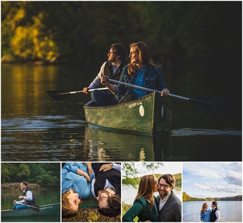 Canoe club adventure engagement session Washington DC wedding ...