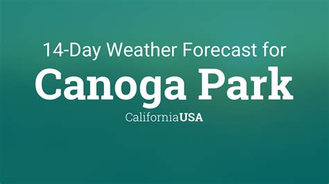 Currently: 71 °F. Clear. (Weather station: Los Angeles / USC Campus Downtown, USA). See more current weather Hour-by-hour Forecast in Canoga Park — Graph °F …. 
