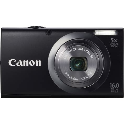 Canon - PowerShot A2300 16.0-Megapixel Digital Camera - Black