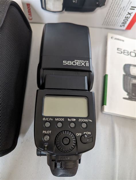 Canon 580EX II Speedlite Flash eBay