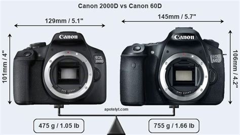 Canon 60d vs 2000d