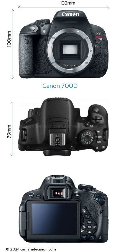 Canon 700d specs review.  Considering that the average weight of Entry-Level DSL...