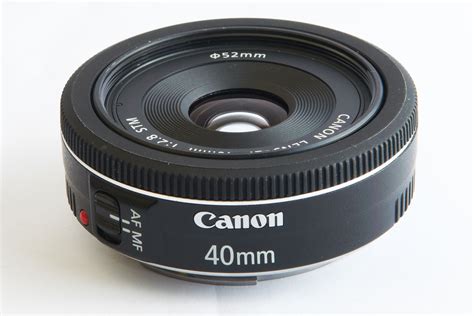 Canon EF 40mm f / 2.8 STM/EFS 24mm f / 2.8 STM Lenes、ES52メタルレンズフード用レンズフード