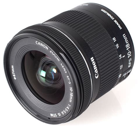 Canon EF-S 10-18mm f/4.5-5.6 is STM Lens