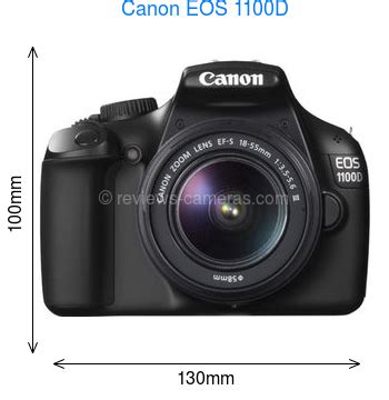 Canon EOS 1100D Specifications CameraSpecs.