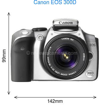 Canon EOS 300D full specs, details and review.