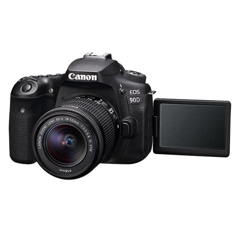 Canon EOS 90D DSLR Cameras are on.