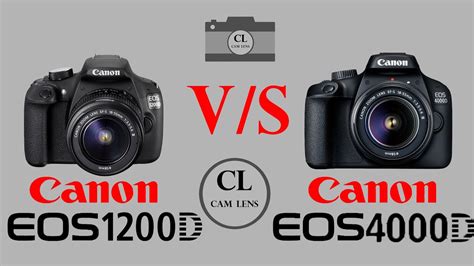 Canon Eos 1200d Vs 4000d, Note You Are Comparing Sensors