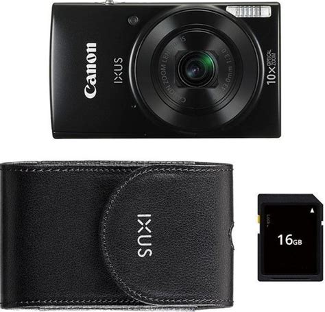 Canon IXUS 190 - Zwart Essentials Kit bol.com