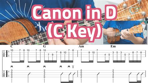 Canon In C Ukulele Tutorial