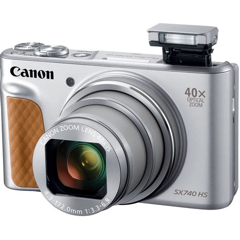 Canon PowerShot SX740 HS Digital Camera (Silver) - Newegg