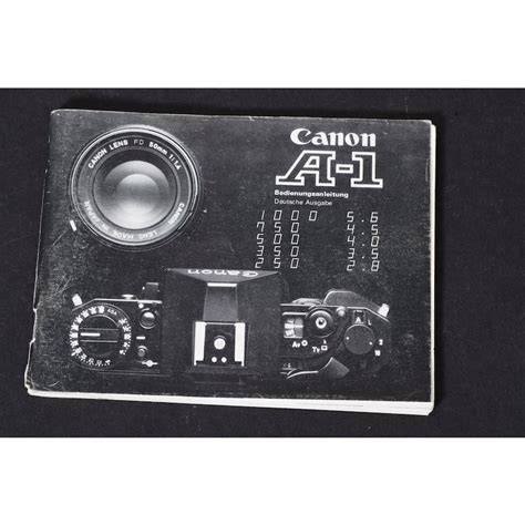 Canon a1 a 1 kamera service handbuch teile besitzer 3 handbücher instant. - Kubota oc60 e2 oc95 e2 engine repair service manual.