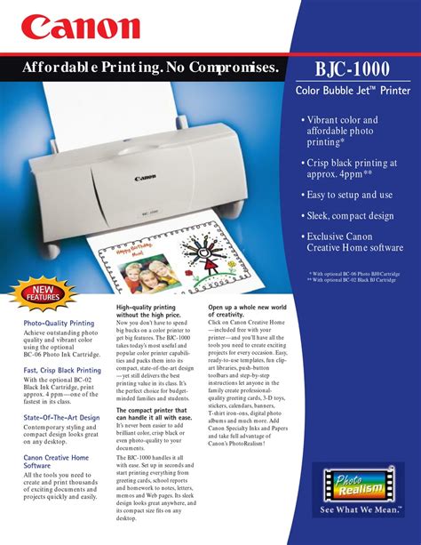 Canon bjc 1000 bjc1000 printer service manual. - Black and decker bread machine manual.