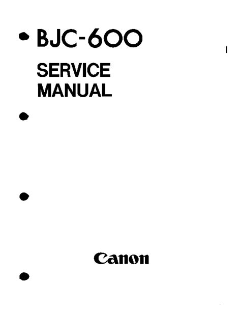 Canon bjc 600 bjc 600e printer service repair manual. - De killer: over poezie en poetica van gerrit kouwenaar the killer.