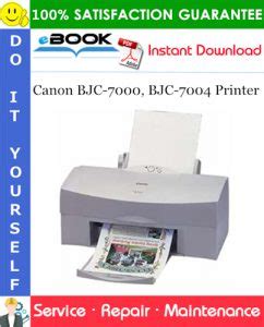 Canon bjc 7000 bjc 7004 printer service repair manual. - L'amour, la médecine et les miracles.