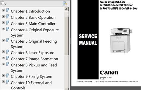Canon color imageclass mf8450 service manual. - De la construccion a los proyectos.