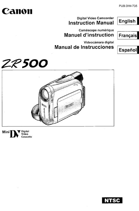 Canon digital camcorder zr 500 manual. - Publication manual of the american psychological association 6th edition.