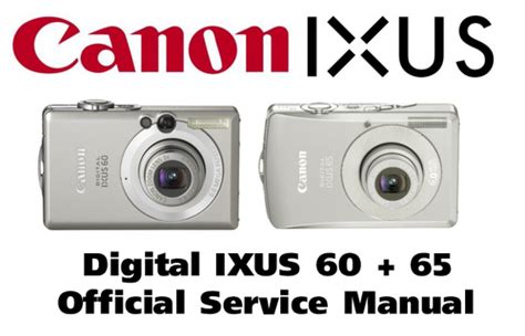 Canon digital ixus 60 65 service handbuch reparaturanleitung. - Manuale tecnico dell'escavatore hitachi zaxis 27u 2 30u 2 35u 2.