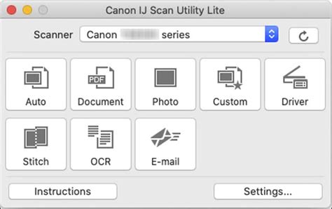 Canon e560 scanner.  IJ Scan Utility is installed when you install the drivers for your printe...