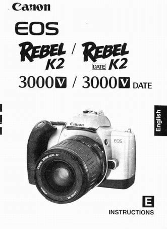 Canon eos rebel owners manual k2. - Vicon baler parts operators manual rv 1601.