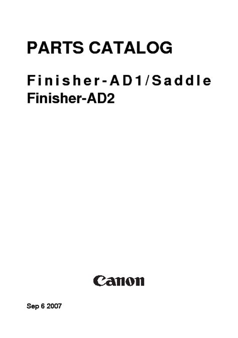 Canon finisher f1 saddle finisher f2 service repair parts manual download. - Pathologie mit allgemeiner heilkunde in verbindung gesezt.