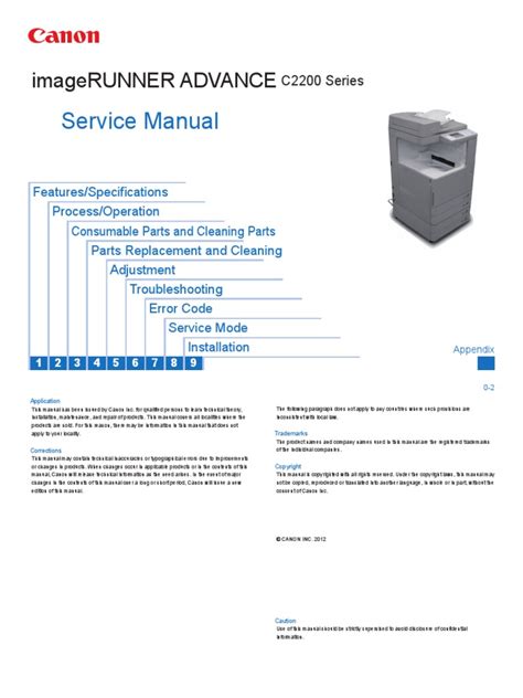 Canon imagerunner advance c2220 service manual. - Idylis portable air conditioner instruction manual.