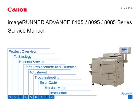 Canon imagerunner advance ir 8085 8095 8105 service repair manual parts catalog. - Deutz sbv 16 m 628 handbuch.