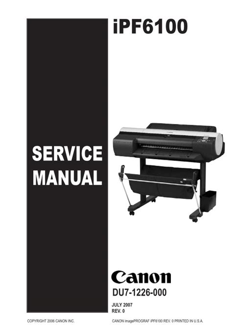 Canon ipf6100 manual de servicio y reparación. - Three dimensional cephalometry a color atlas and manual.
