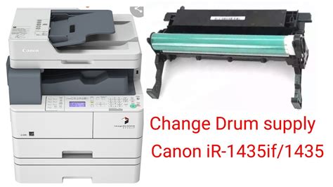 Canon ir 1435if printing quality problem - YouTube