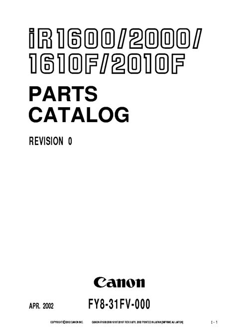 Canon ir1600 ir2000 ir1610 ir2010 series service repair manual parts catalog. - Shawnee pottery the full encyclopedia with value guide schiffer book for collectors.