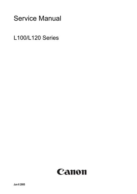 Canon l100 l120 series service repair manual. - Solution manual for engineering dynamics jerry ginsberg.