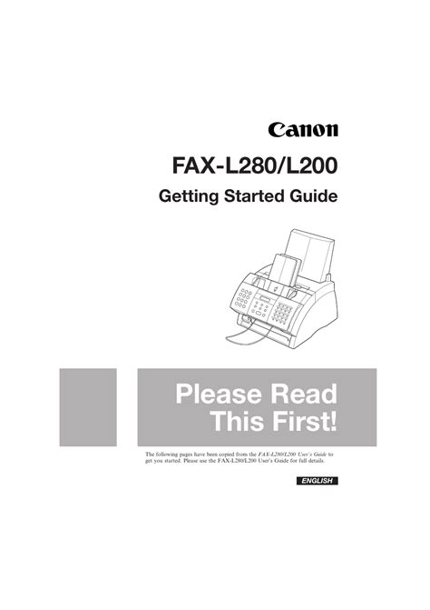 Canon l200 l280 fax machine service manual. - Richtlinien zur telefonischen gesundheitsbewertung für die praxis telephone health assessment guidelines for practice.