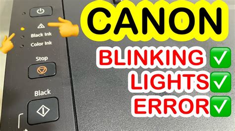 Canon mg3070s error light blinking.  Why Is Two Orange Lights Flashing On M...