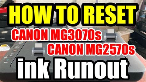 Canon mg3070s reset ink level.  2.  Before enabling Function for Notifying the Re...
