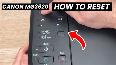 Canon mg3620 wifi reset.  Instead, it usually involves reinstalling the printer drive...