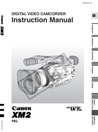 Canon mv500i digital video camcorder manual. - Bosch front loading washing machine user manual.