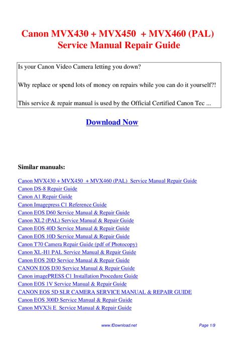 Canon mvx430 mvx450 mvx460 pal service manual repair guide. - Guide to philip e tetlocks et al superforecasting.