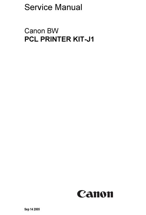 Canon pcl printer kit af1 service manual. - La musique et le public de demain.