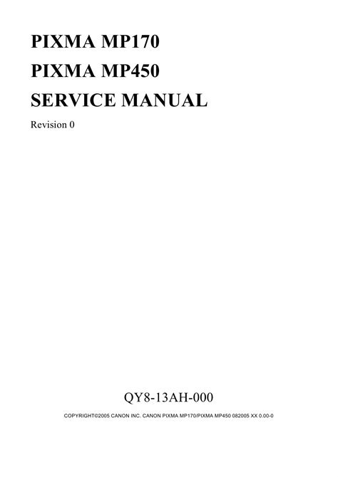 Canon pixma mp170 mp450 service manual. - Haas sl 20 maintenance service manual.