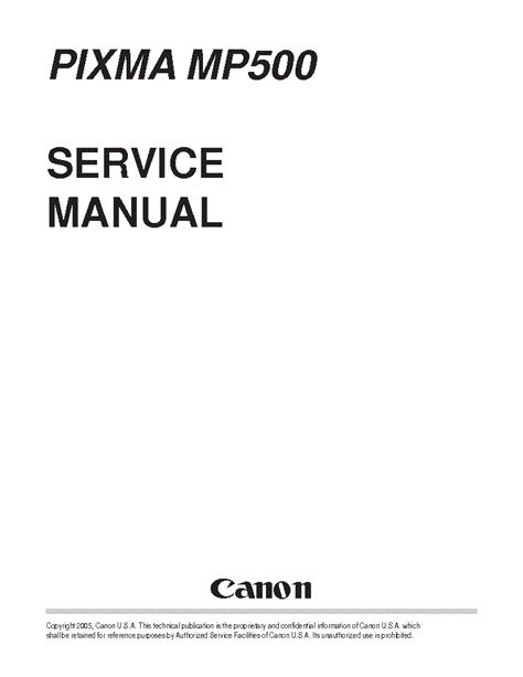 Canon pixma mp500 mp 500 service repair manual. - Service manual for linde h25 forklift.