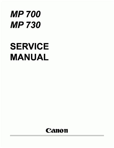 Canon pixma mp700 mp730 service repair manual. - Manuale del raffreddatore ad aria bajaj.