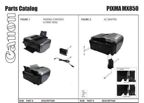 Canon pixma mx850 service repair manual parts catalog. - Lg hb966tzw home theater service manual.