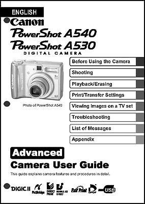 Canon powershot a530 digital camera user manual. - The aivf guide to film and video distributors.