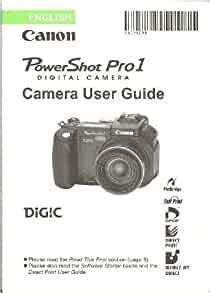 Canon powershot pro1 digital camera original user guide manual. - Ktm 505 sx atv repair manual.