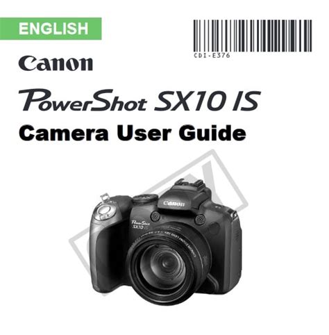 Canon powershot sx10 is repair manual. - História para se ouvir de noite..